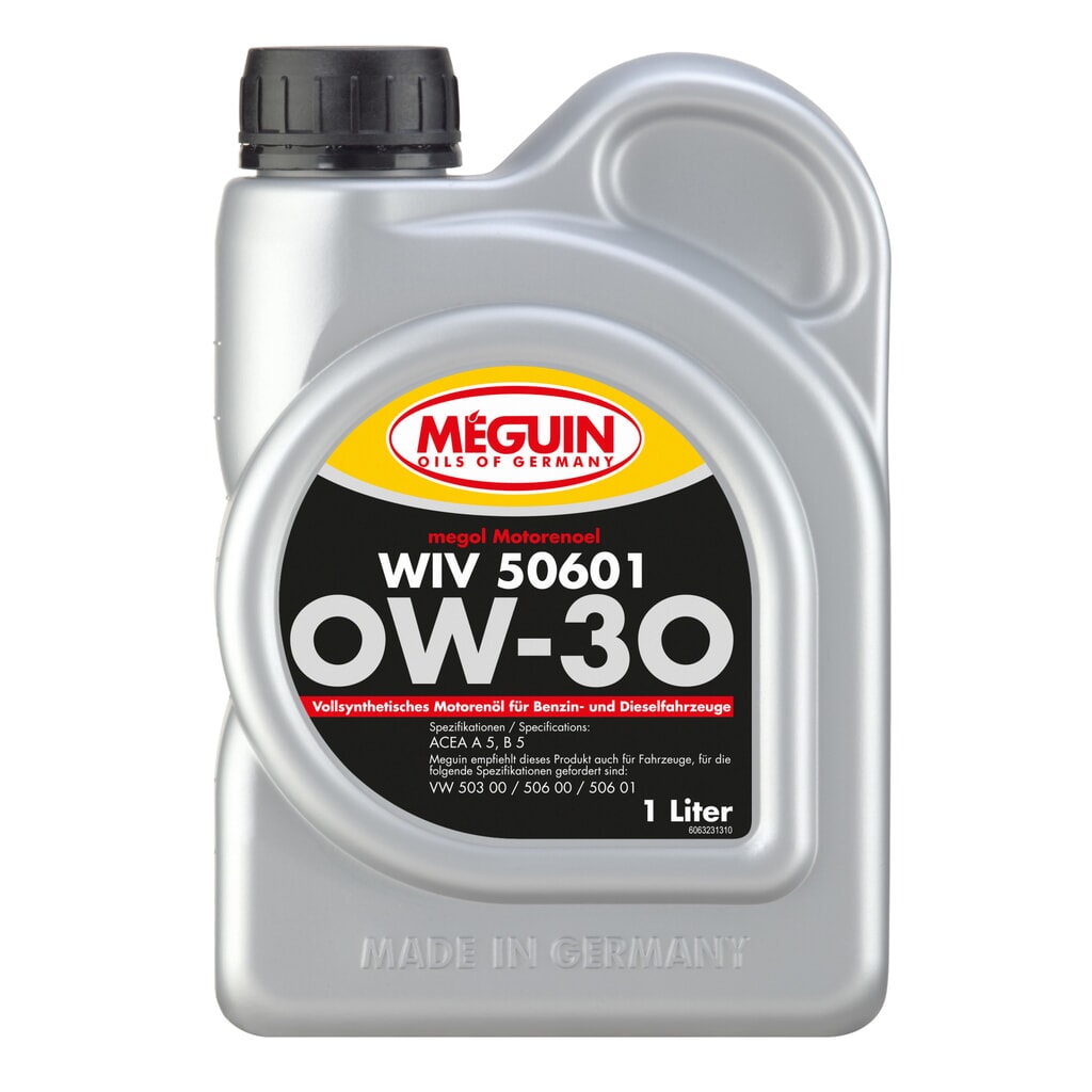 MEGUIN Motorenoel WIV 50601 SAE 0W-30 (vollsynth.) 1 l Produktabbildung: MEGUIN Motorenoel WIV 50601 SAE 0W-30 (vollsynth.) 1 l