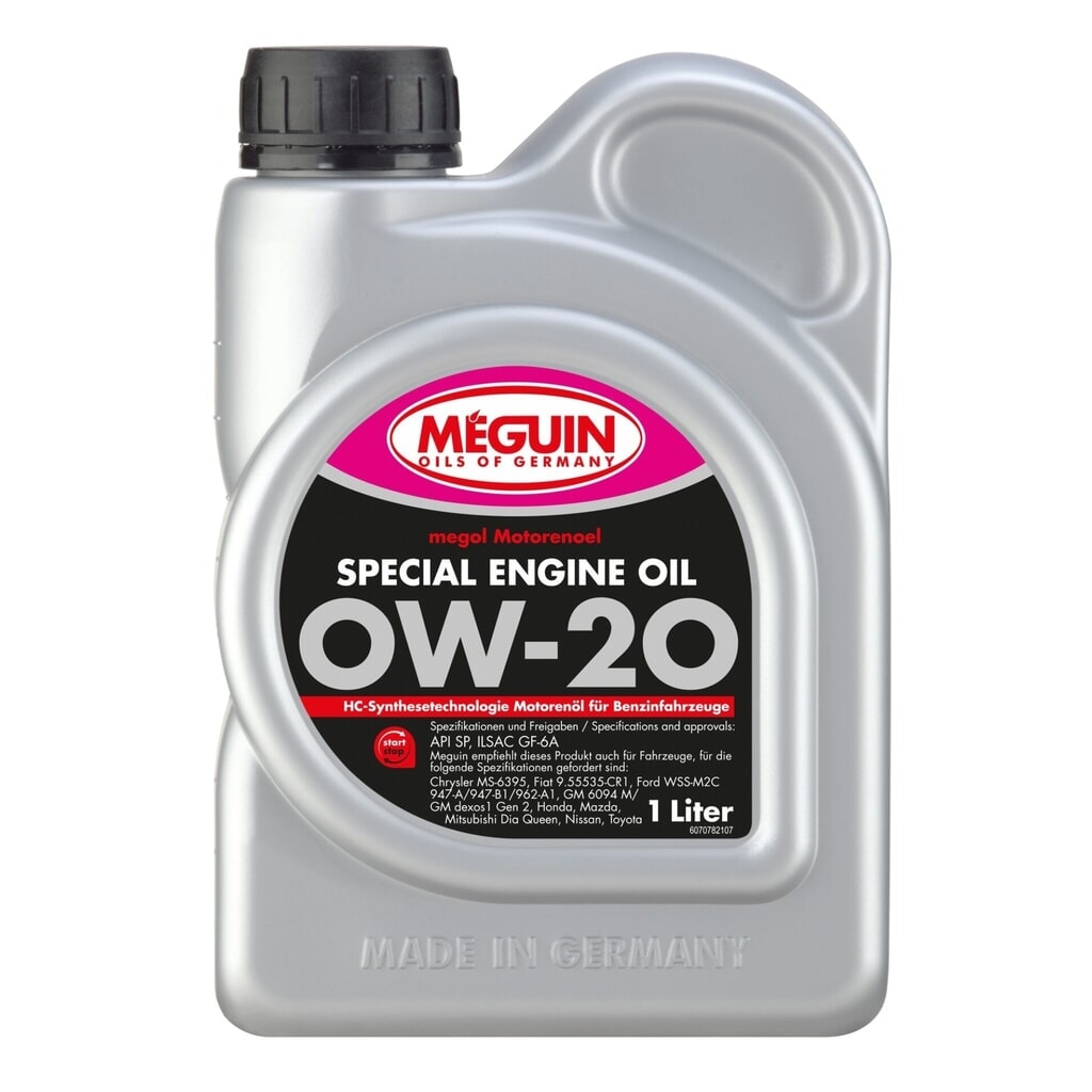 MEGUIN Special Engine Oil SAE 0W-20 1 l Produktabbildung: MEGUIN Special Engine Oil SAE 0W-20 1 l