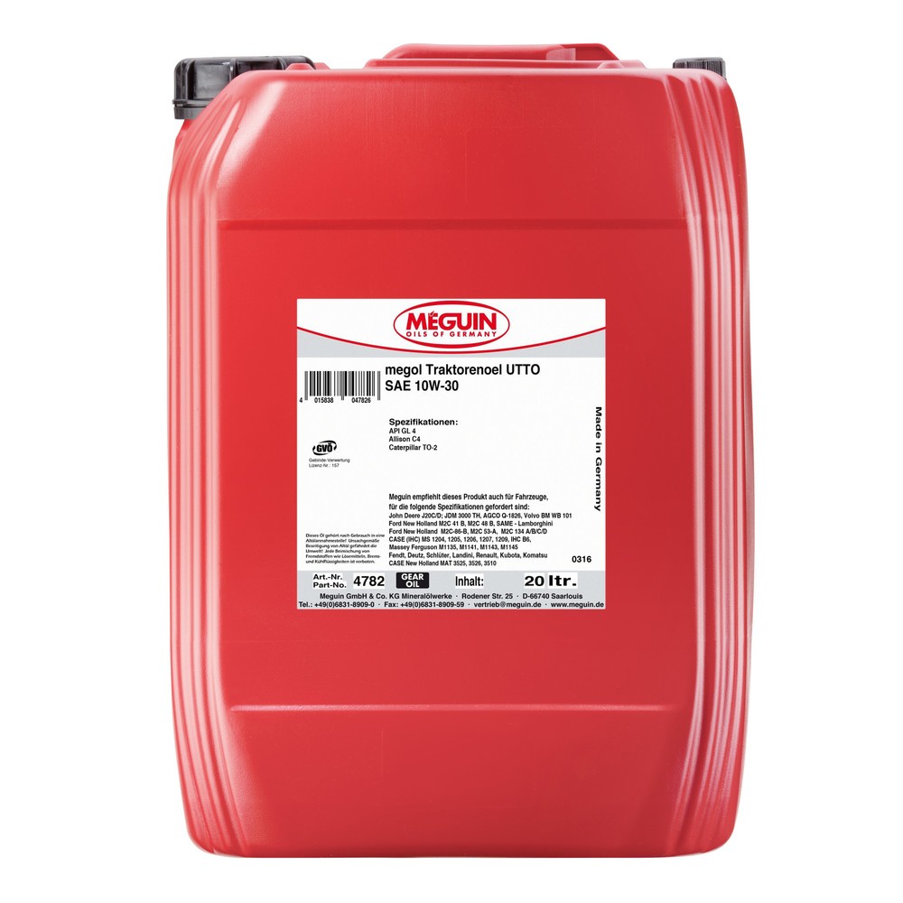 Produktabbildung: MEGUIN Traktorenoel UTTO SAE 10W-30 20 l