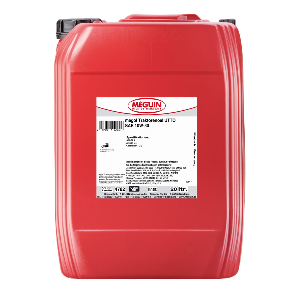 Produktabbildung: MEGUIN Traktorenoel UTTO SAE 10W-30 20 l