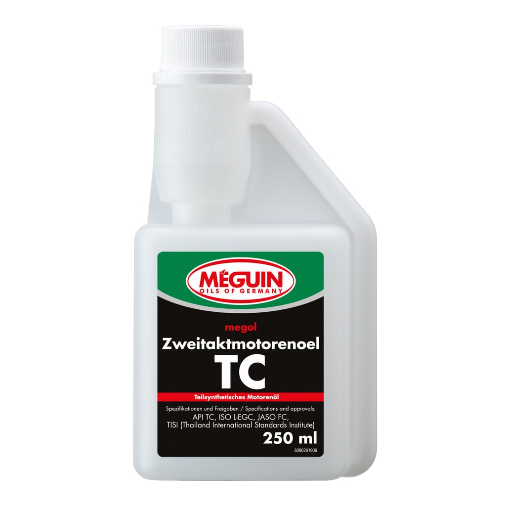 MEGUIN Zweitaktmotorenoel TC (teilsynthetisch) 250 ml Produktabbildung: MEGUIN Zweitaktmotorenoel TC (teilsynthetisch) 250 ml