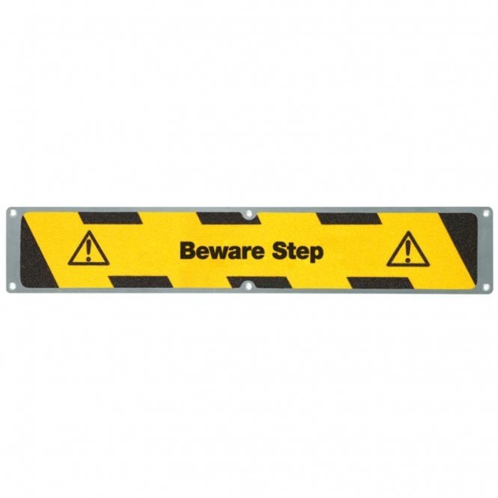 Produktabbildung: Mehlhose Anti-Rutschplatte 'Beware Step', LxB 635 x 114 mm