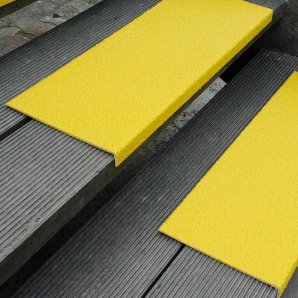 Produktabbildung: Mehlhose Kantenprofil aus GFK Extra Stark, gelb, Länge 600 mm