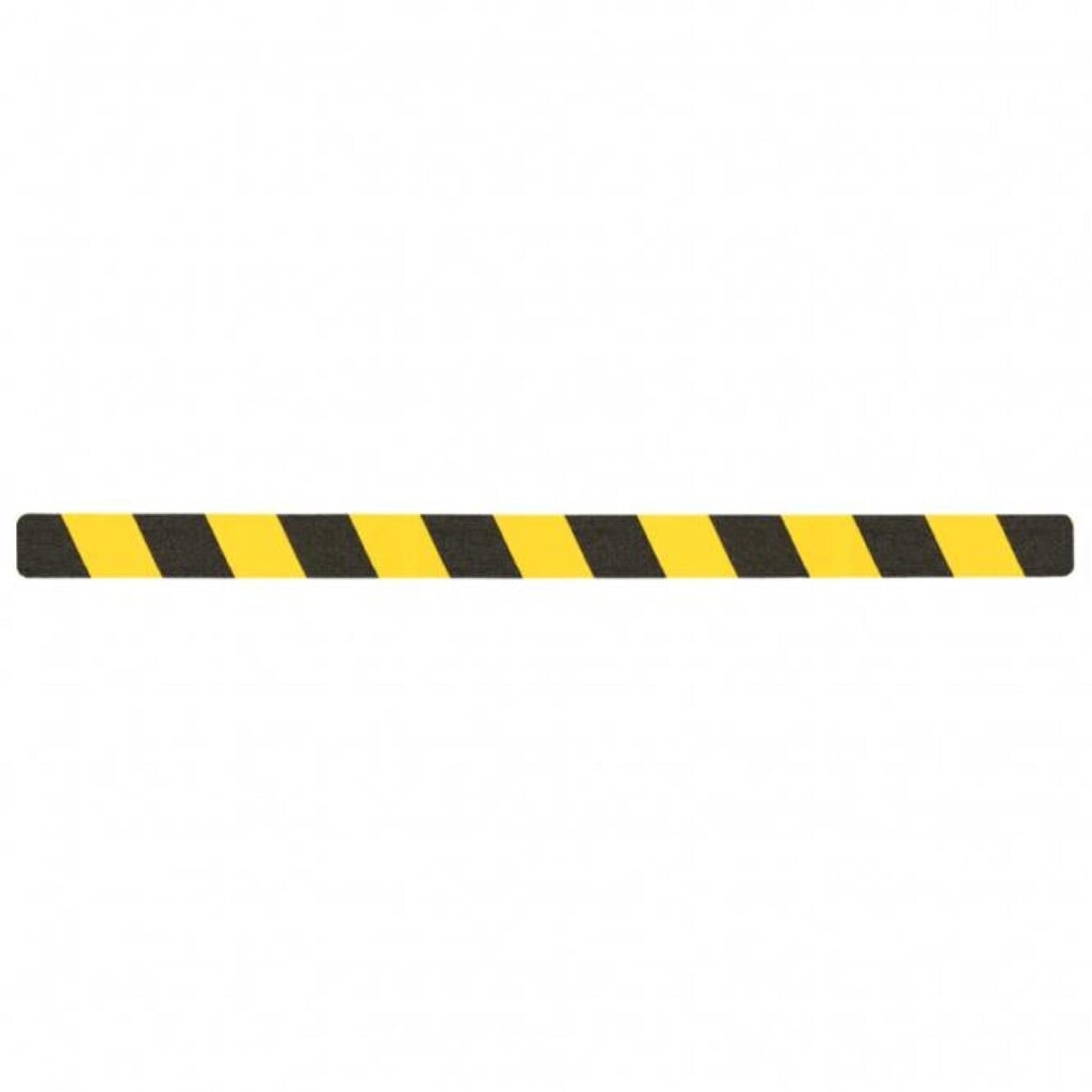 Mehlhose m2-Antirutschbelag™ Warnmarkierung, 10 Stk LxB 800 x 50 mm, gelb-schwarz Produktabbildung: Mehlhose m2-Antirutschbelag™ Warnmarkierung, 10 Stk LxB 800 x 50 mm, gelb-schwarz