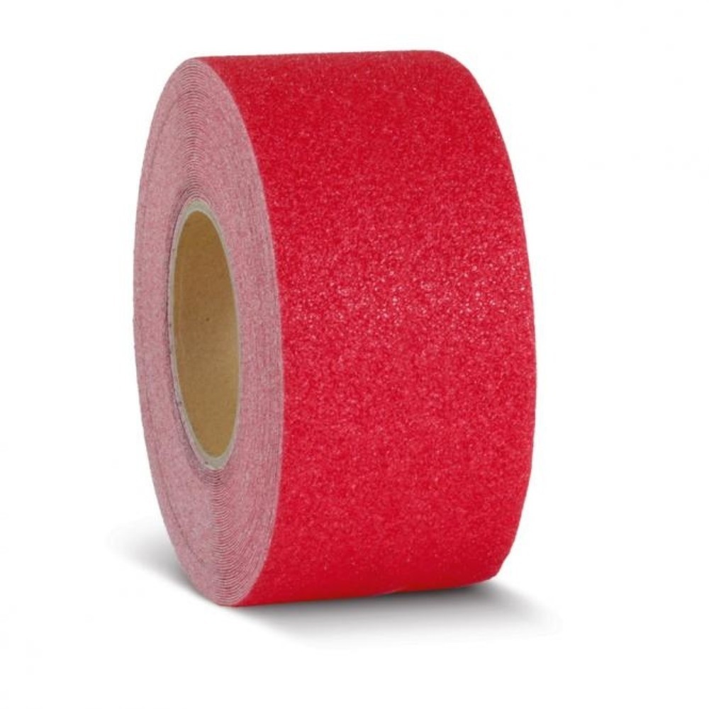 Produktabbildung Nr. 1: Mehlhose m2-Antirutschbelag™ Warnmarkierung, Rolle, Breite 75 mm, rot
