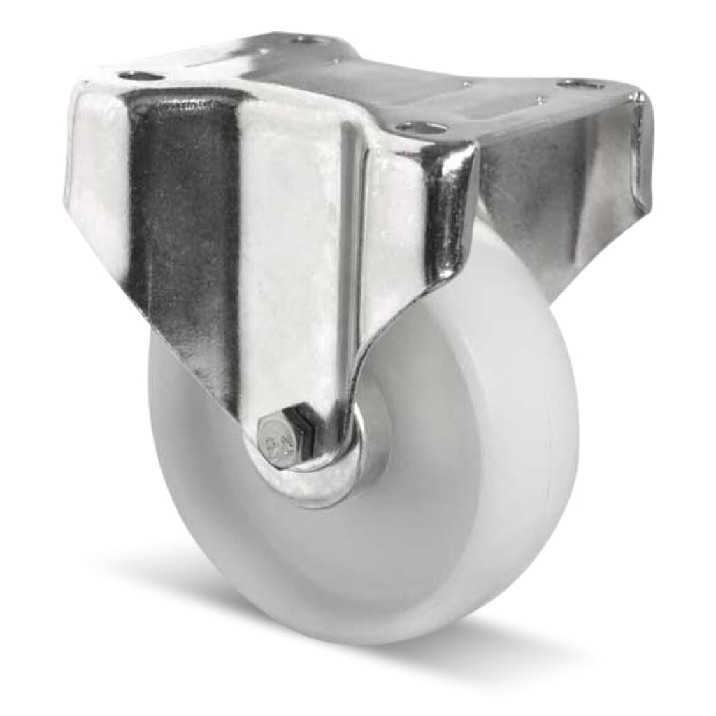 Mehrpreis für optionale Radausstattung, Polyamid Ø 108 mm, für den Einsatz im Tiefkühlbereich Produktabbildung: Mehrpreis für optionale Radausstattung, Polyamid Ø 108 mm, für den Einsatz im Tiefkühlbereich