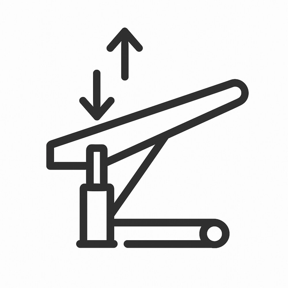 Mehrpreis, Hydraulische Höhenverstellung für BLUME Teleskopgurtförderer Typ WFT Produktabbildung: Mehrpreis, Hydraulische Höhenverstellung für BLUME Teleskopgurtförderer Typ WFT