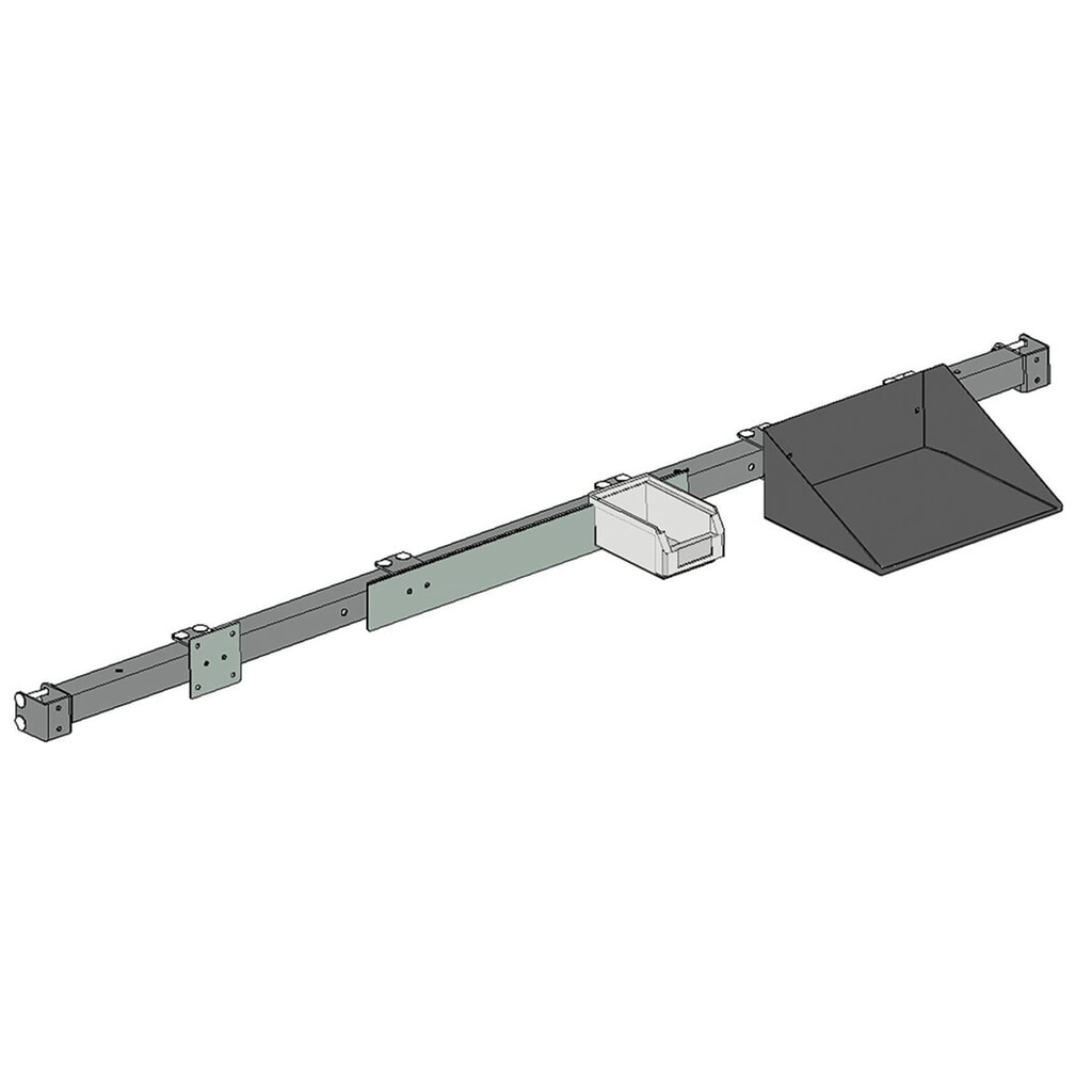 Produktabbildung Nr. 2: Mehrzweckablage für Rocholz Packtisch, HxBxT 130 x 315 x 240 mm