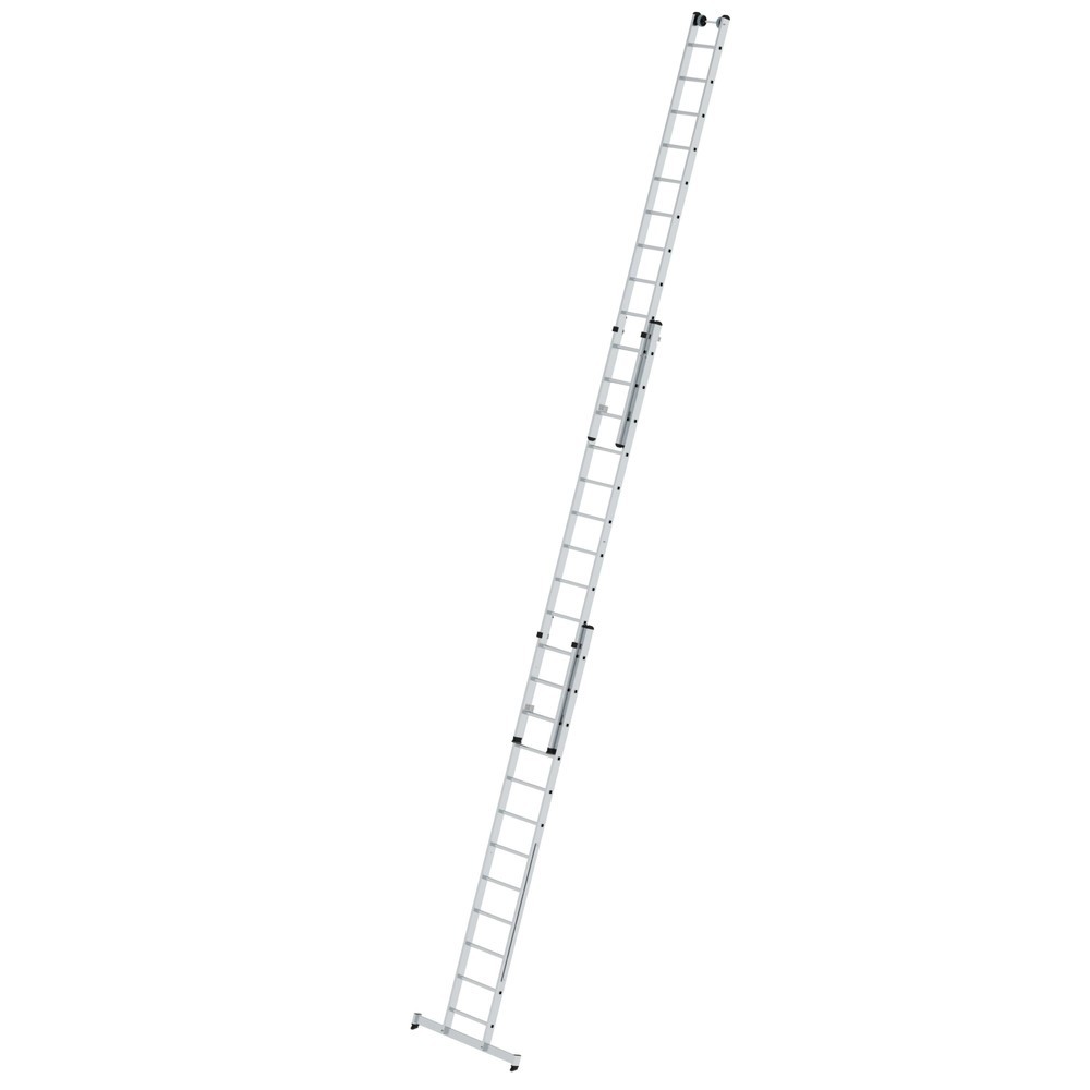 Produktabbildung Nr. 3: Sprossen-Mehrzweckleiter 3-teilig mit nivello®-Traverse und Wandlaufrollen 3x12 Sprossen