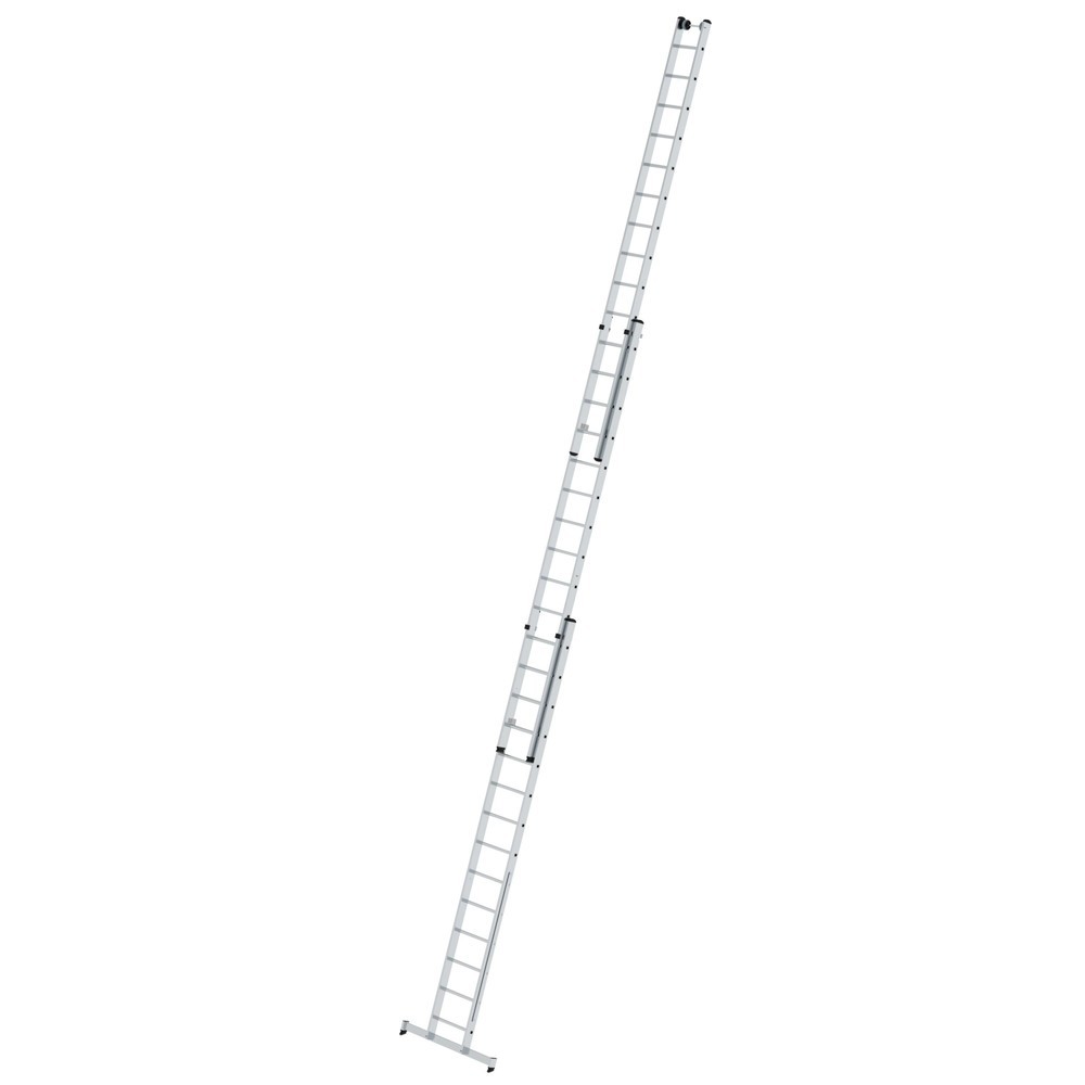 Produktabbildung Nr. 3: Sprossen-Mehrzweckleiter 3-teilig mit nivello®-Traverse und Wandlaufrollen 3x14 Sprossen