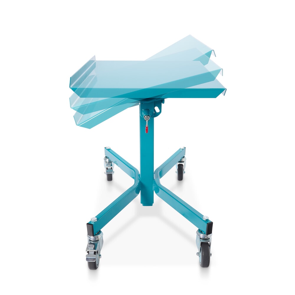 Número de imagen del producto 6: Mesa de trabajo Ameise®, con ruedas y de elevación manual, inclinación 15 y 30°