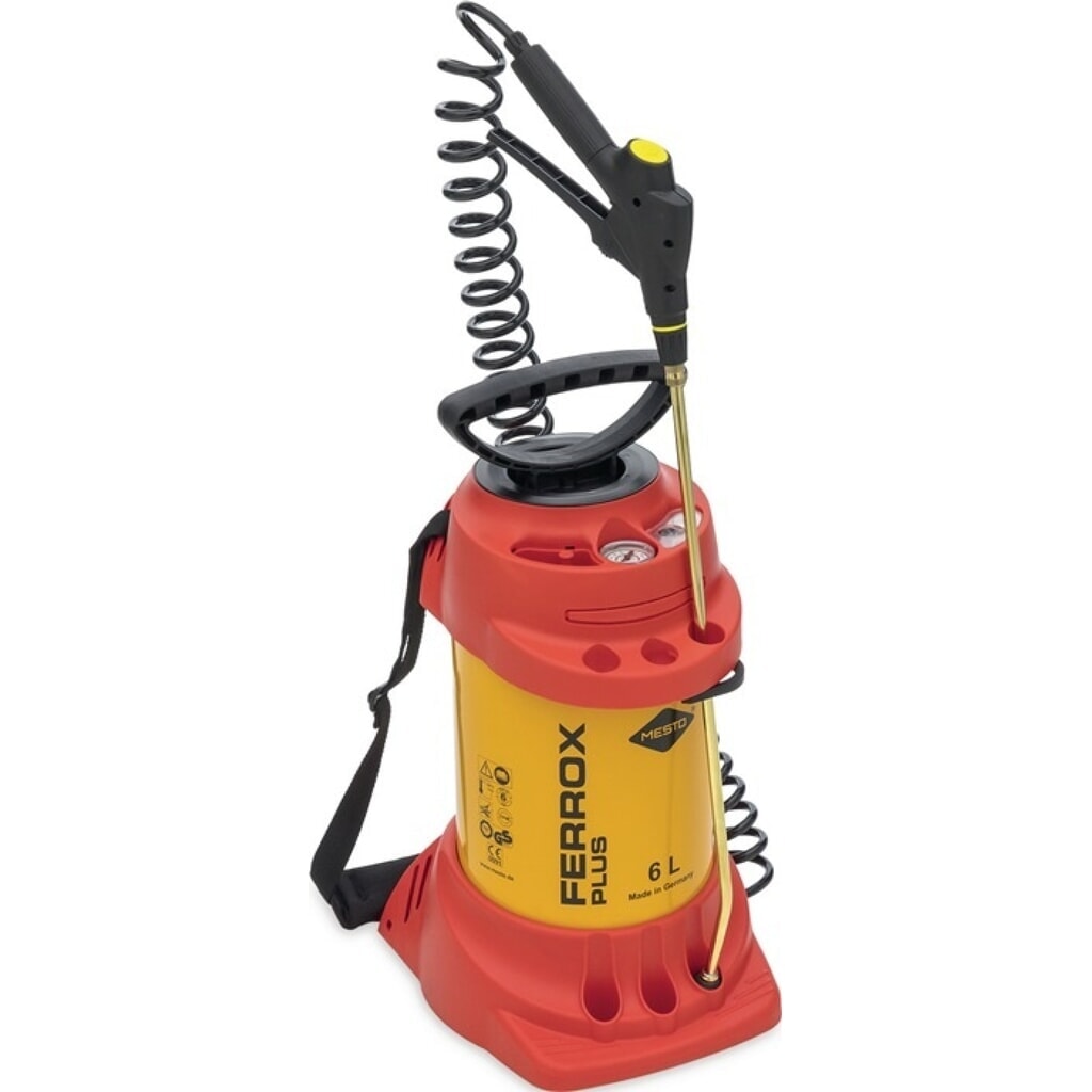 MESTO Hochdrucksprühgerät 3565P, Stahlbehälter polyesterbeschichtet, 6 l 6 bar, 4,8 kg Produktabbildung: MESTO Hochdrucksprühgerät 3565P, Stahlbehälter polyesterbeschichtet, 6 l 6 bar, 4,8 kg