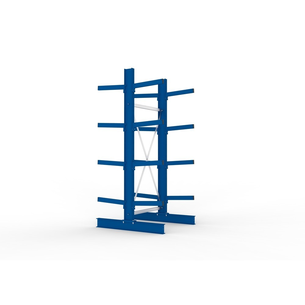 Productafbeelding nr. 4: Basiselement draagarmstelling META, dubbelzijdig, draagvermogen per arm 430 kg, hxbxd 2.500 x 1.103 x 1.240 mm
