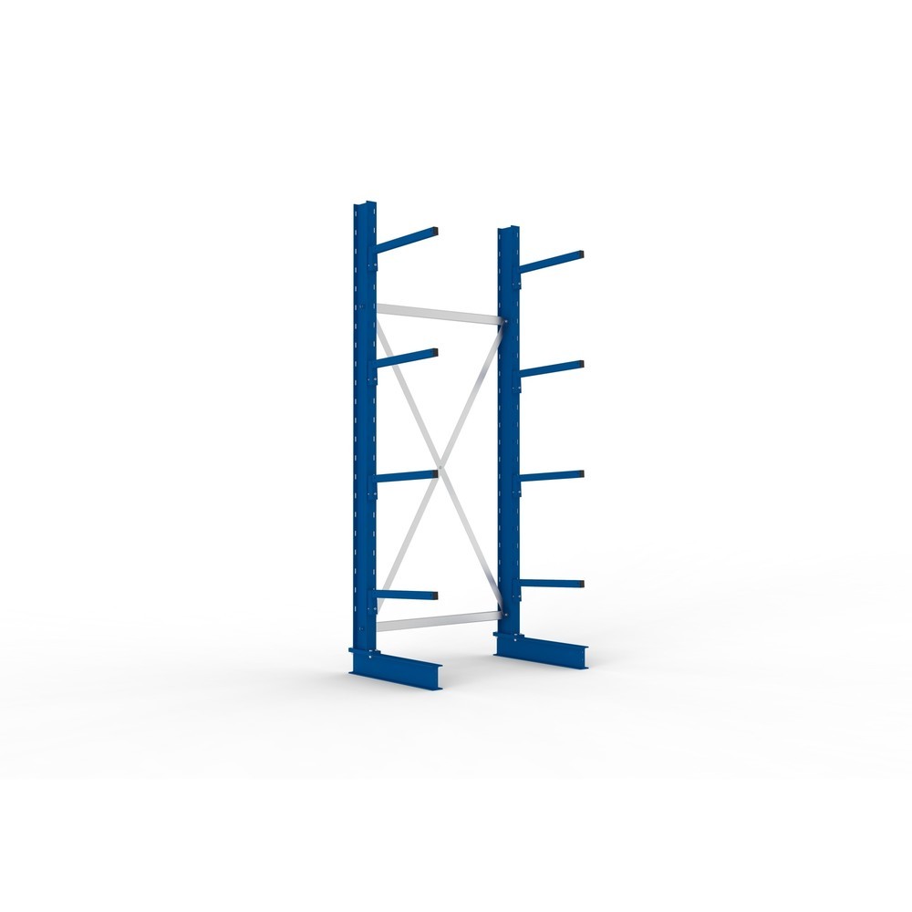 Product afbeelding: Draagarmstelling META basiselement, eenzijdig, draagvermogen per arm 175 kg, hxbxd 2.500 x 1.094 x 710 mm