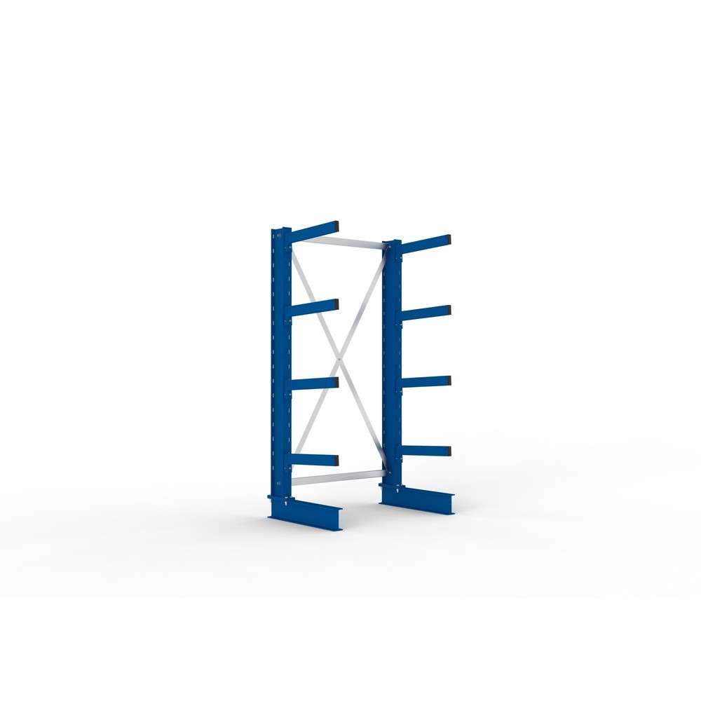 Product afbeelding: Draagarmstelling META basiselement, eenzijdig, draagvermogen per arm 430 kg, hxbxd 2.000 x 1.103 x 730 mm