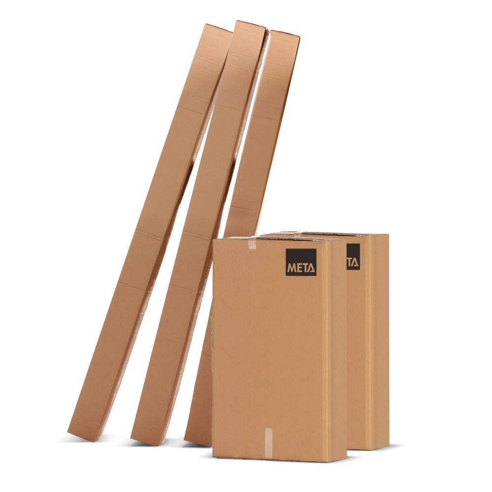 Produktabbildung Nr. 2: META Fachbodenregal CLIP S3, AF, Stecksystem, FL 100 kg, verzinkt, HxBxT 2.000 x 1.000 x 600 mm