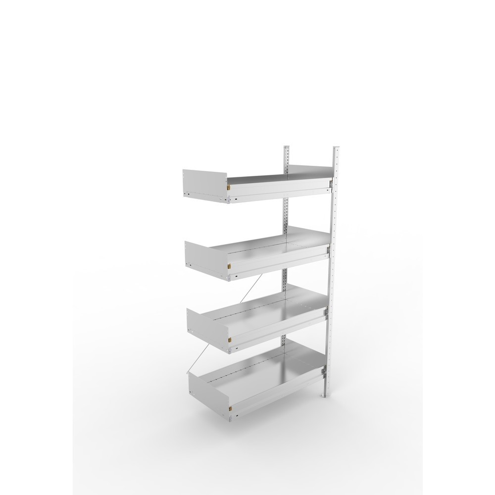 Produktabbildung Nr. 4: META Fachbodenregal Stecksystem, AF, FL 330 kg, verzinkt