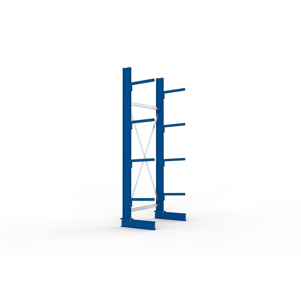 Produktabbildung Nr. 2: META Kragarmregal Grundfeld, einseitig, Tragkraft pro Arm 220 kg, HxBxT 2.500 x 1.094 x 610 mm