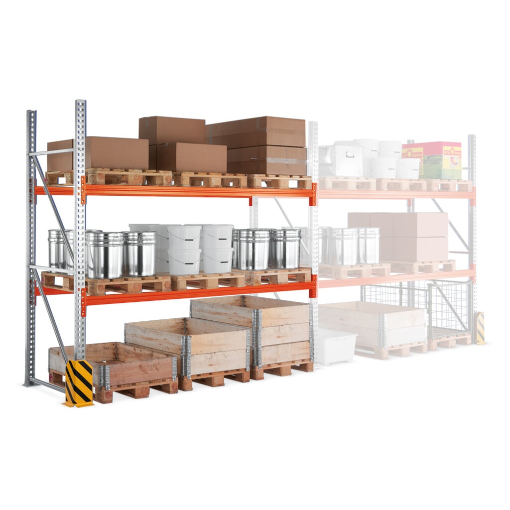 Produktabbildung Nr. 2: META MULTIPAL  Palettenregal , Anbaufeld, Fachlast 1.470 kg, 9 Palettenplätze, 2,7 m Höhe