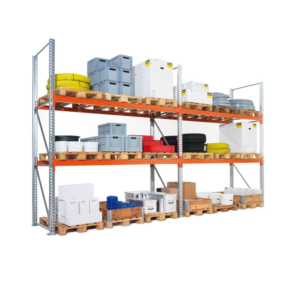 Produktabbildung Nr. 2: META MULTIPAL Palettenregal , Fachlast 2340 kg, 9 Palettenplätze, 2,7 m Höhe, 1 Feld