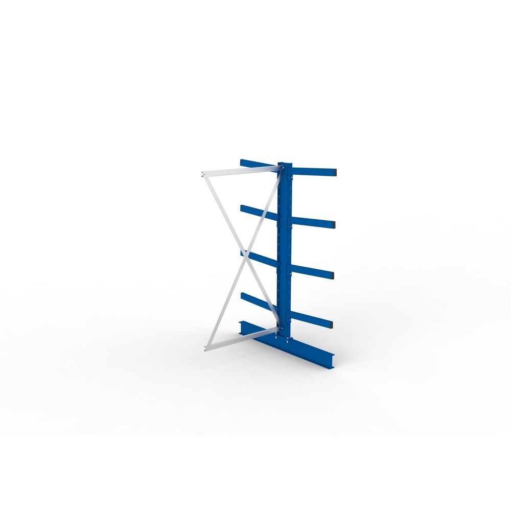 N° de l'image du produit 2 : Travée auxiliaire de rayonnage cantilever META, double accès, capacité de charge par bras jusqu'à 355 kg, H x l x P 2 000 x 1 030 x 1 440 mm