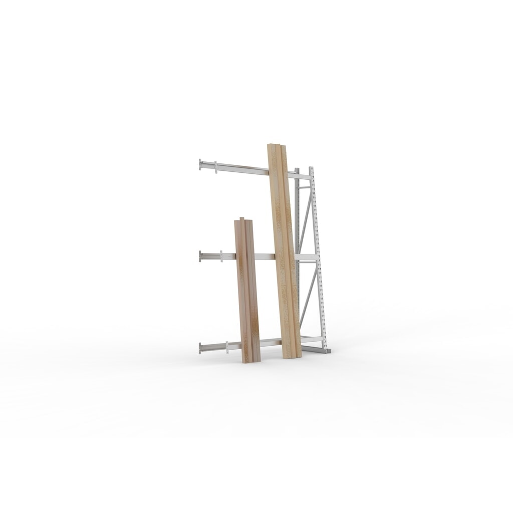 META Vertikalregal, einseitig, AF, HxBxT 2.200 x 1.400 x 500 mm Produktabbildung: META Vertikalregal, einseitig, AF, HxBxT 2.200 x 1.400 x 500 mm