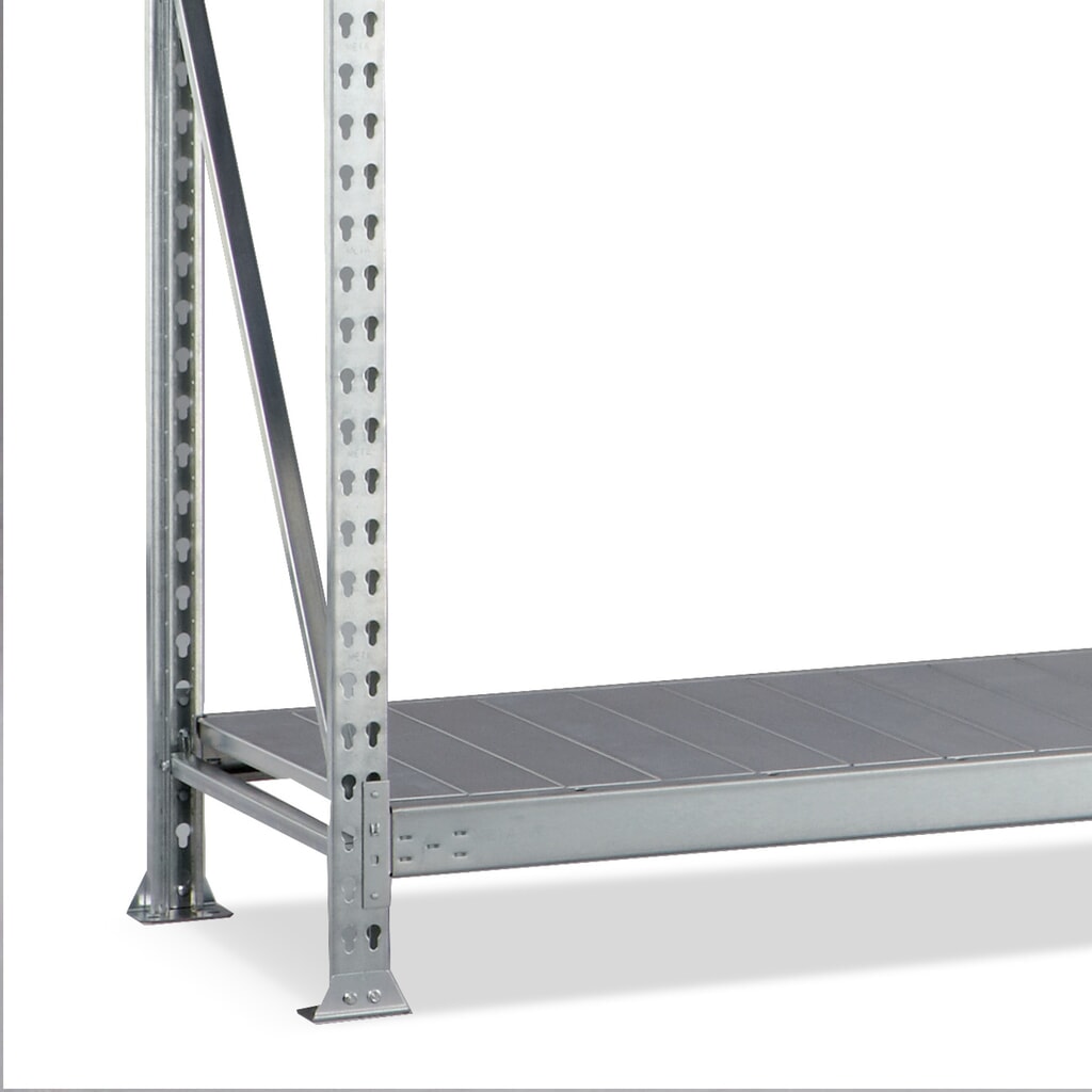 Produktabbildung Nr. 2: META Weitspannregal, mit Stahlpaneelen, FL 600 kg, GF, HxBxT 2.200 x 1.800 x 650 mm