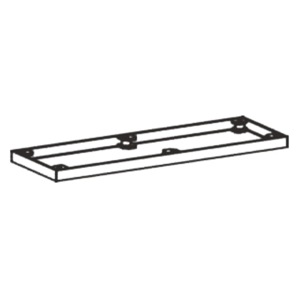 Productafbeelding nr. 3: Metalen sokkel voor roldeurkast Profi, bxd 50 x 1.000 mm, zilver