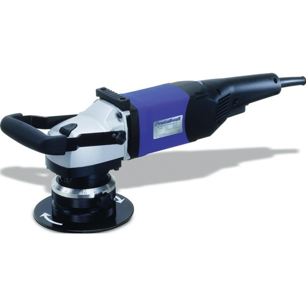 Produktabbildung: METALLKRAFT Kantenentgrater KE 10-2, 0-10,6 (45°) mm, Kantenwinkel 45 (30 / 37,5) °, 1800 W