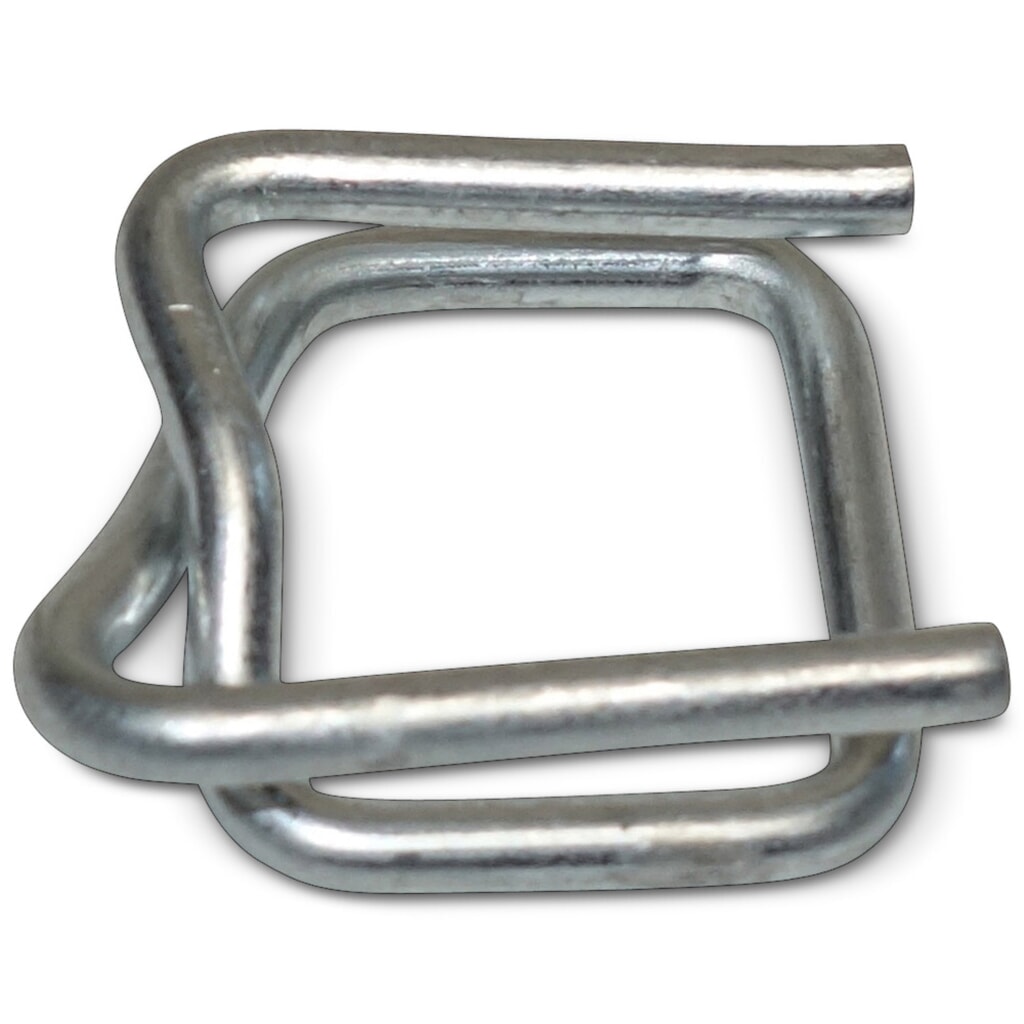 Produktabbildung: Metallschnallen für PET-Kraftband, Bandbreite 13 mm, 1.000 Stk/VE