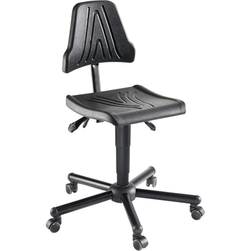 Produktabbildung Nr. 1: meychair Arbeitsdrehstuhl Stream, Sitzhöhe 485-625 mm, Stahlbasis, Rollen