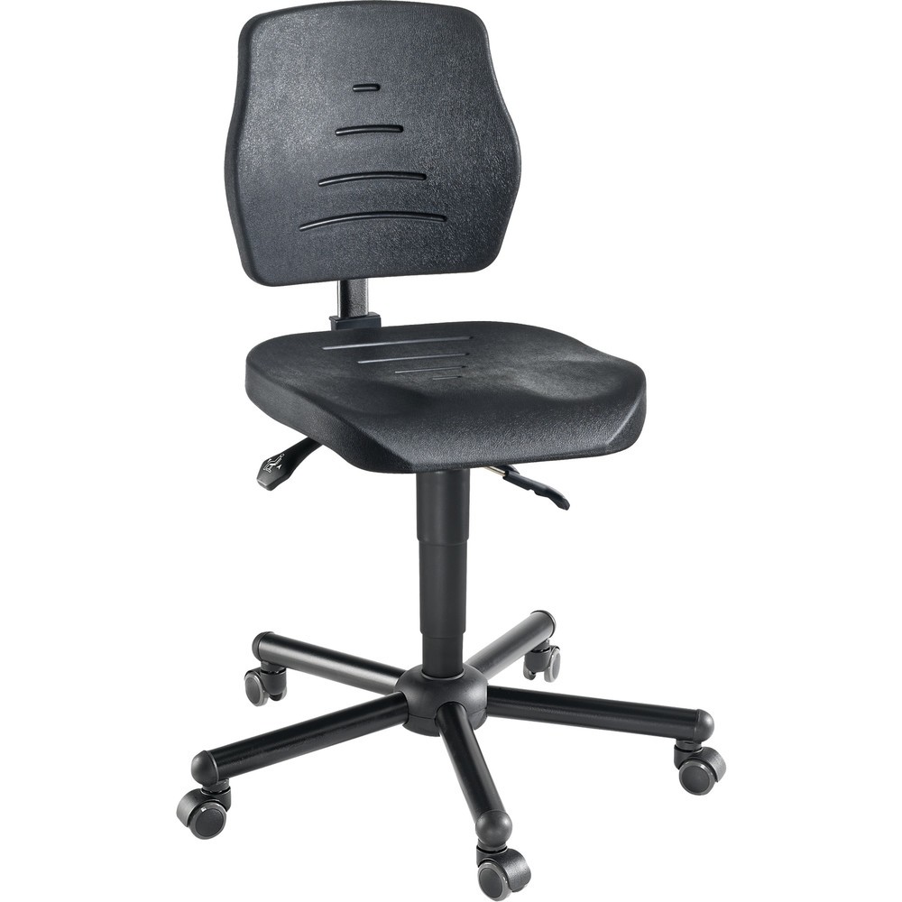 Produktabbildung: meychair Arbeitsdrehstuhl Workster Komplex XXL, Sitzhöhe 510-630 mm, Tragkraft 250 kg, Rollen