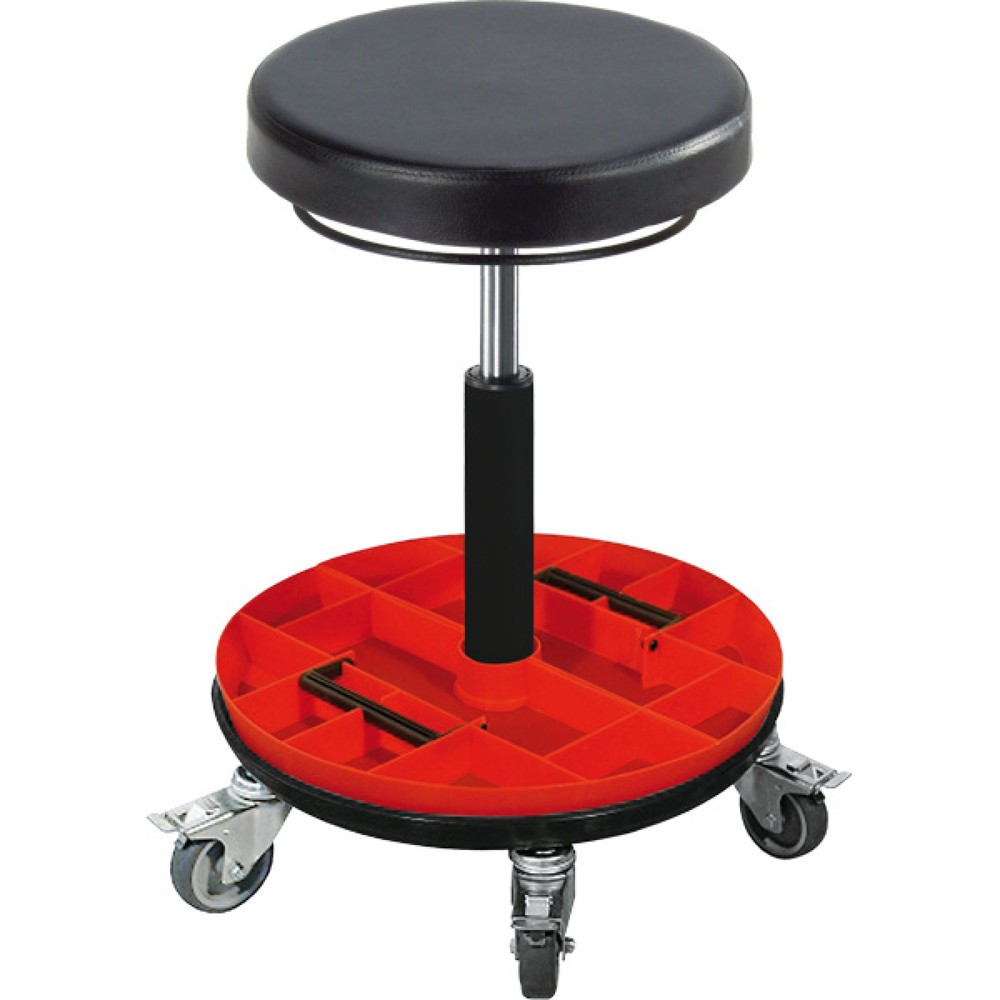 Produktabbildung Nr. 5: meychair Hocker mit 2-teiligem Werkzeugeinsatz, Sitzhöhe 520-545 mm, Rollen