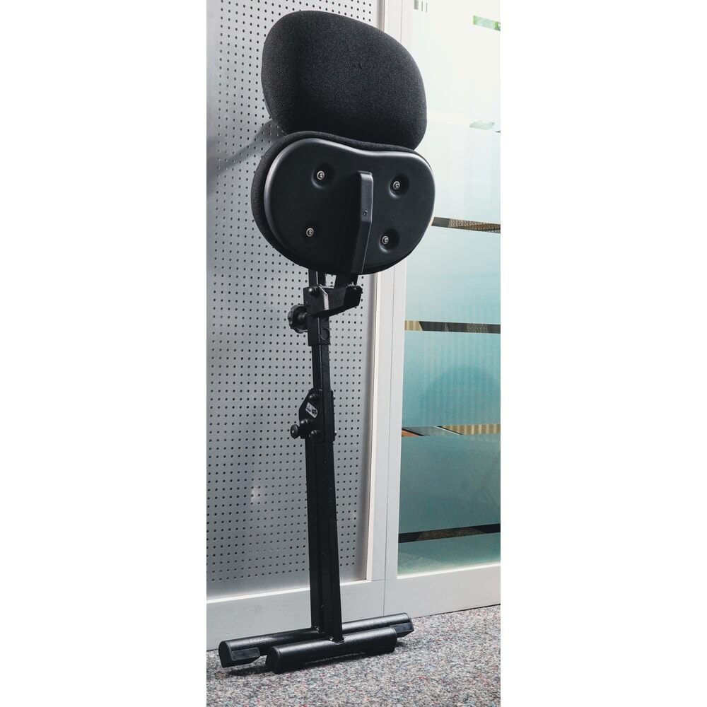 N° de l'image du produit 4 : meychair Siège assis-debout, pliable, hauteur d'assise 540-900 mm, patins, noir