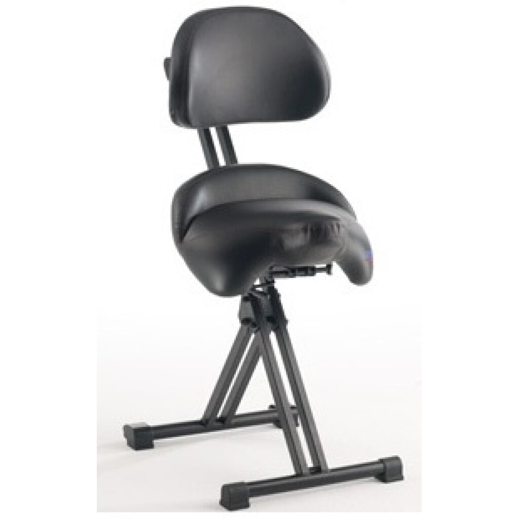 Produktabbildung: meychair Stehhilfe Comfort XXL mit Sattelsitz, Kunstleder