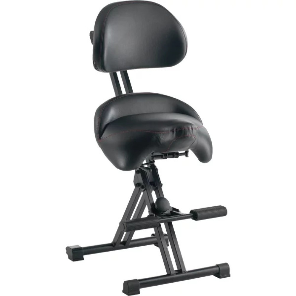 Produktabbildung Nr. 1: meychair Stehhilfe Comfort XXL mit Sattelsitz, Kunstleder und Fußstütze