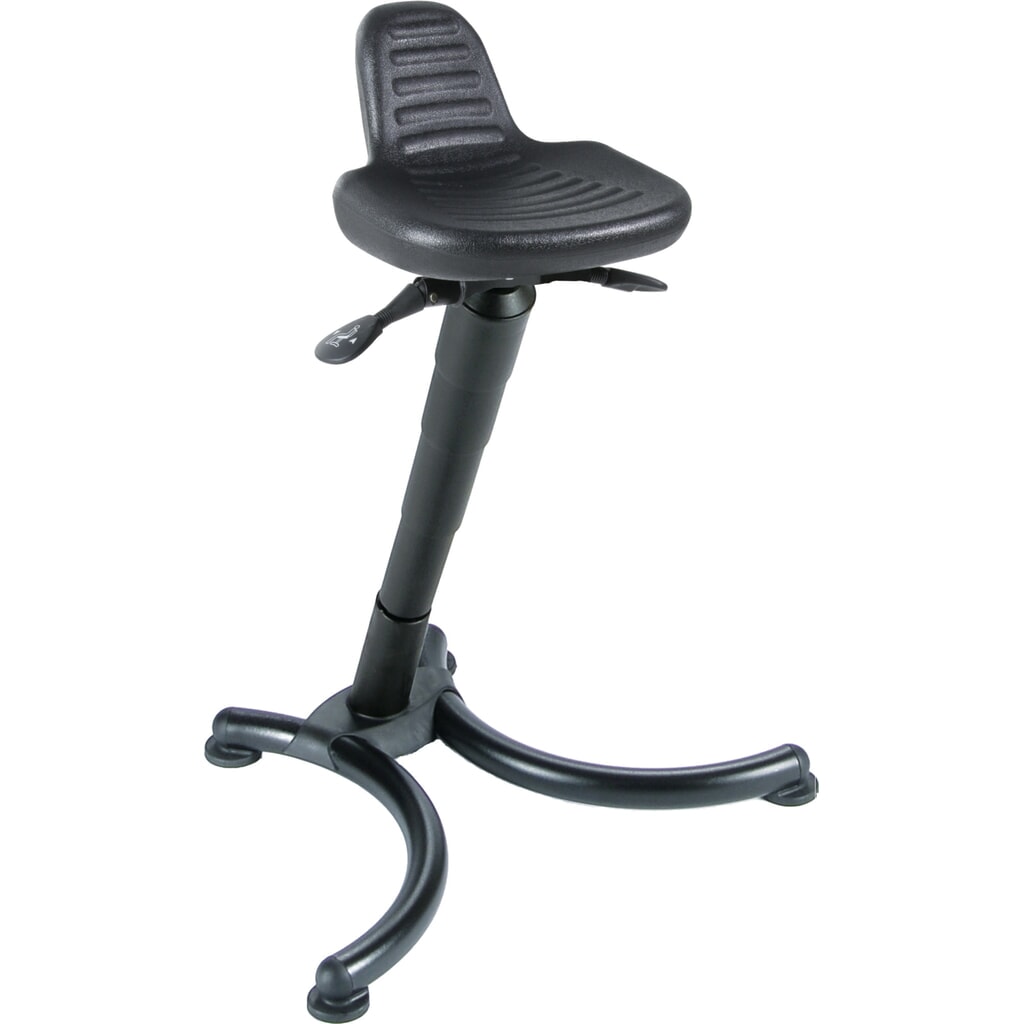 Produktabbildung: meychair Stehhilfe, Sitzhöhe 630-840 mm, Bodengleiter