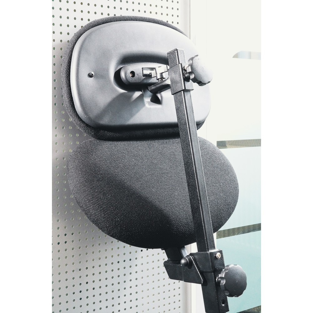 Produktabbildung Nr. 3: meychair Stehhilfe, klappbar, Sitzhöhe 540-900 mm, Bodengleiter, schwarz