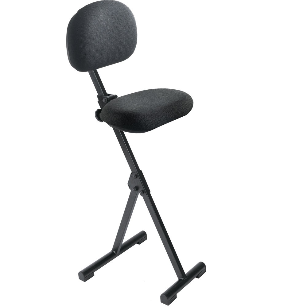 Produktabbildung Nr. 1: meychair Stehhilfe, klappbar, Sitzhöhe 540-900 mm, Bodengleiter, schwarz