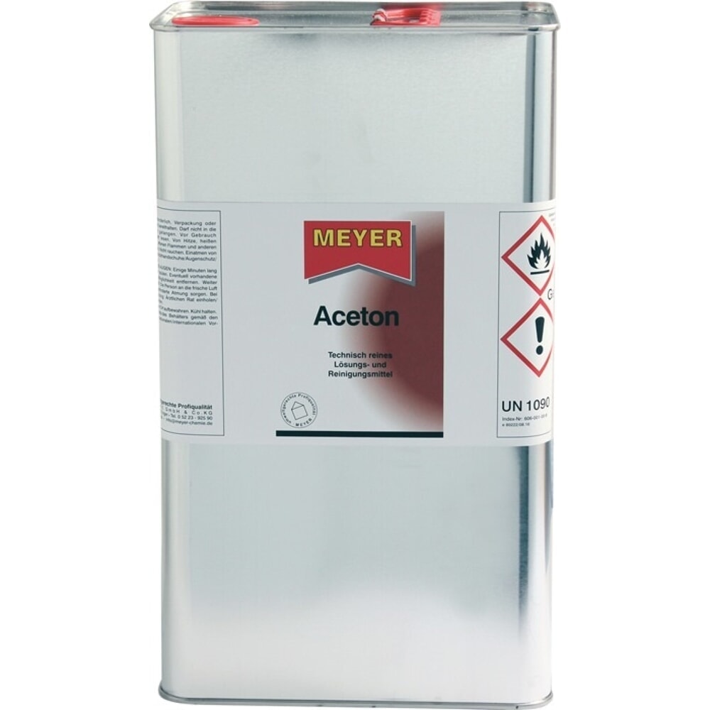 Produktabbildung: MEYER Aceton, 12 l, Kanister