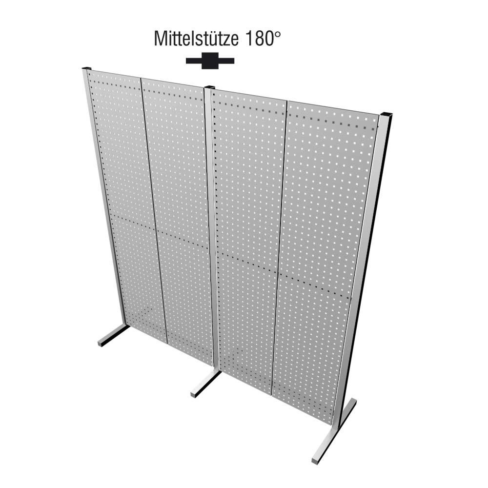 Product afbeelding: Middensteun 180° voor geperforeerde/gegroefde platen