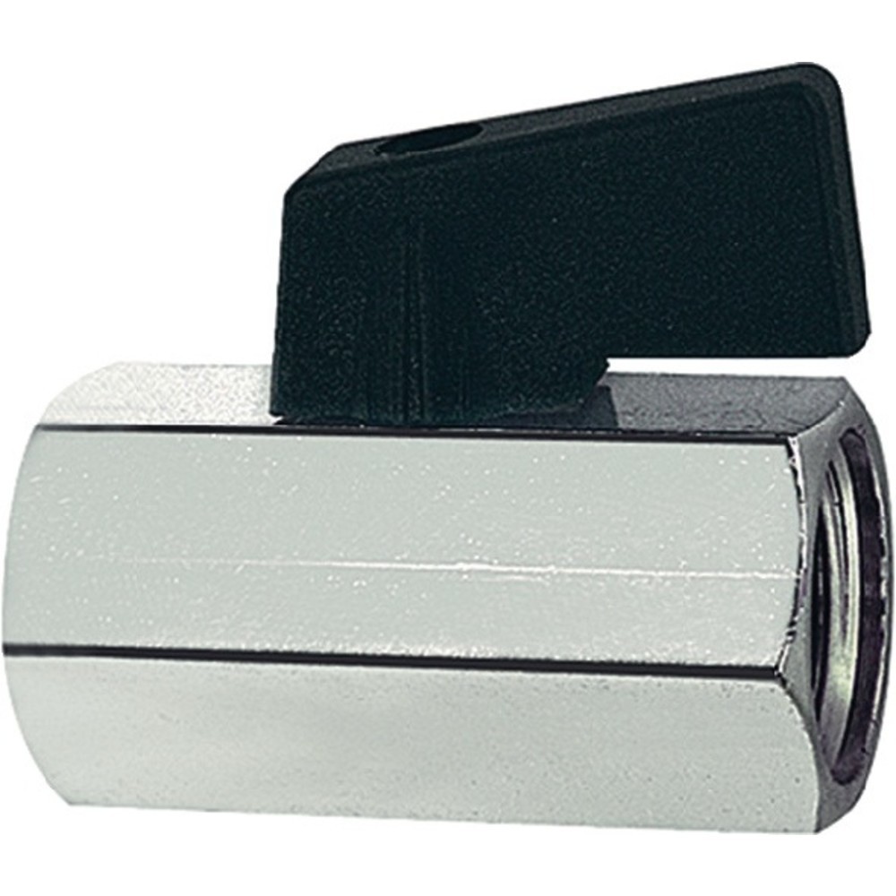 N° de l'image du produit 2 : Mini-robinet à boisseau sphérique 13,16 mm G 1/4 po. filetage intérieur/intérieu