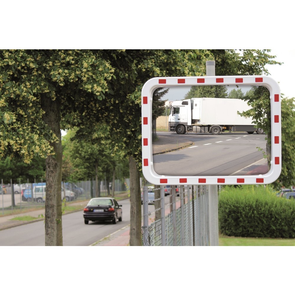 N° de l'image du produit 4 : Miroir de circulation dancop EUvex, l x H 800 x 600 mm