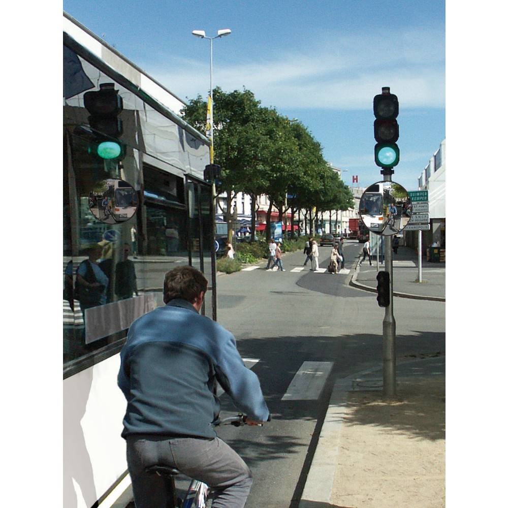 N° de l'image du produit 3 : Miroir de sécurité Cyclomir® Vialux®, Polymir®, Ø 500 mm