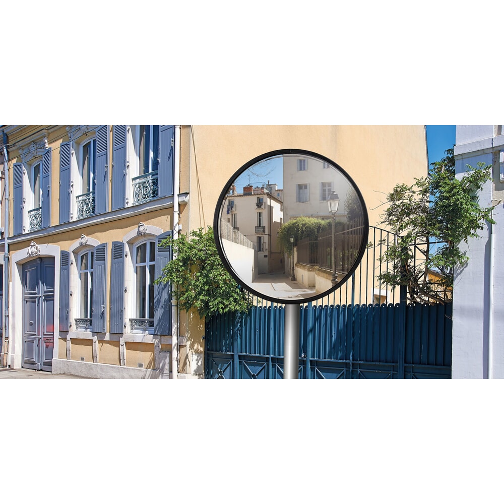 N° de l'image du produit 2 : Miroir multi-usages Vialux®, acier inoxydable, rond, Ø 600 mm