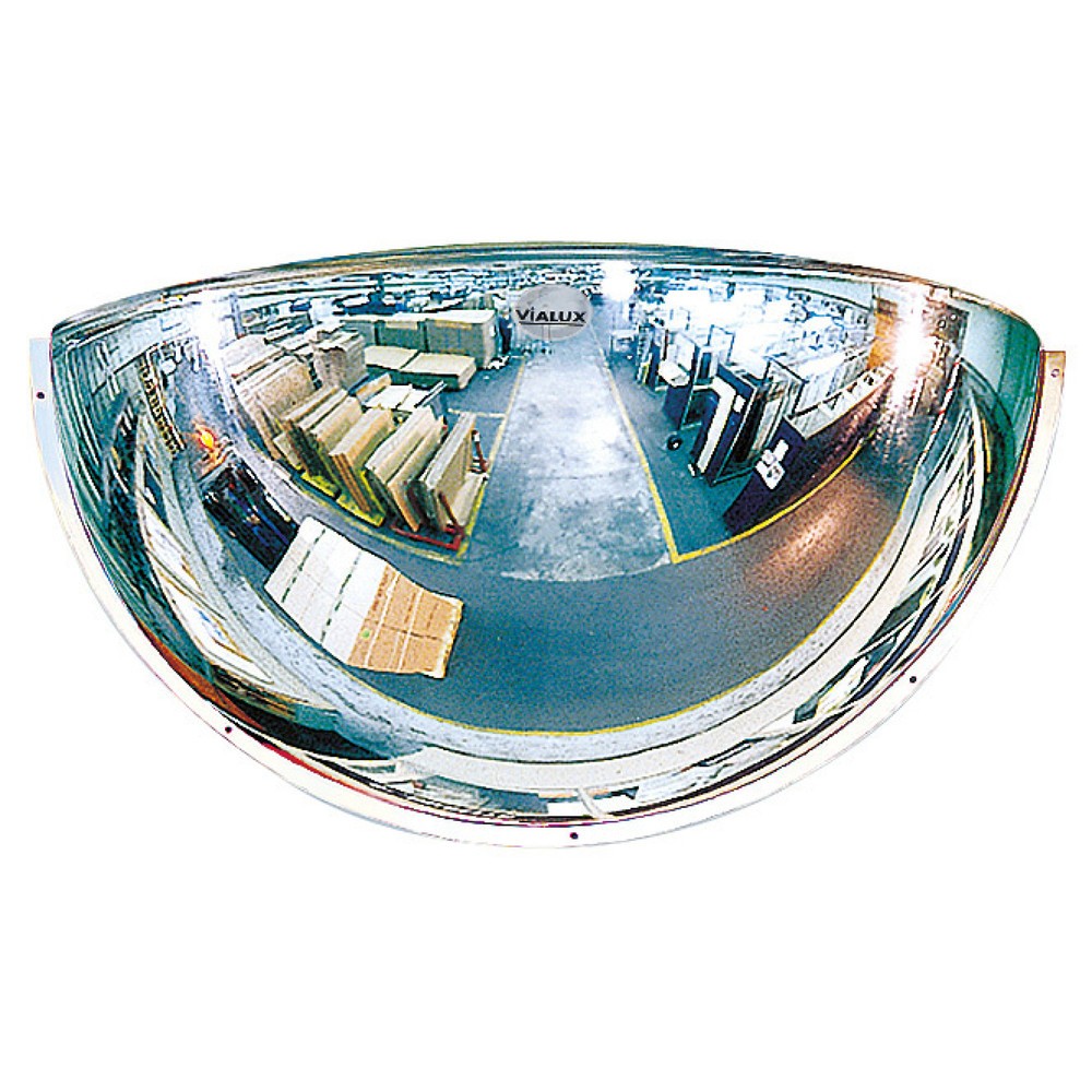 Illustration du produit: Miroir panoramique Vialux®, quart de sphère, Ø 660 mm, verre acrylique (PMMA)