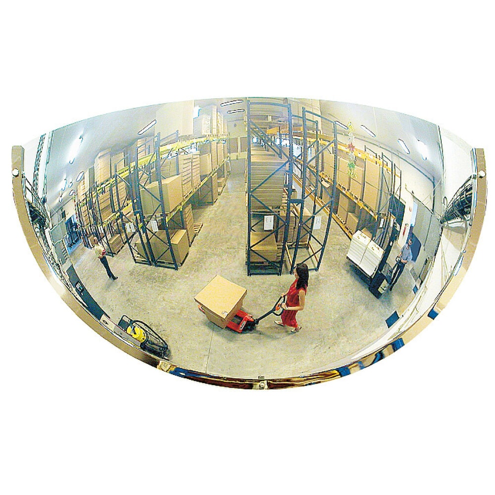 Illustration du produit: Miroir panoramique Vialux®, quart de sphère, Ø 1 150 mm, Polymir®
