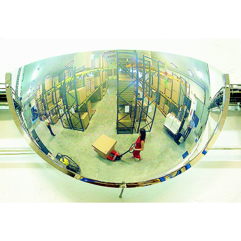 N° de l'image du produit 2 : Miroir panoramique Vialux®, quart de sphère, Ø 1 150 mm, Polymir®