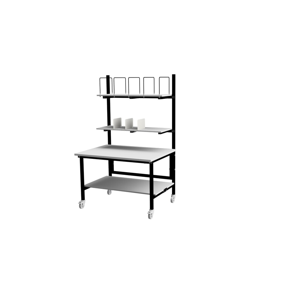 Product afbeelding: DAHMEN mobiele paktafel Kompact, hxbxd 850 x 1.200 x 900 mm, antraciet