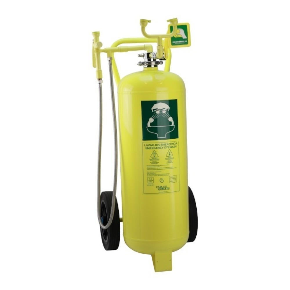 Product afbeelding: Mobiele tank- en oogdouche Erbstößer®, nuttig volume 30 liter, star met extra slang oogdouche